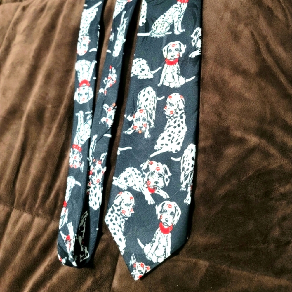 Addiction 101 Dalmatians Dogs Puppies Tie